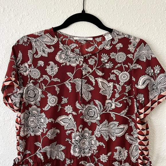Scotch & Soda Maison Scotch floral print dress with elasticated waist women’s XS - Picture 3 of 9